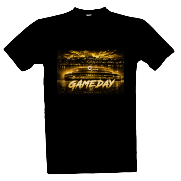 Tričko s potiskem GAMEDAY Panorama O2 yellow